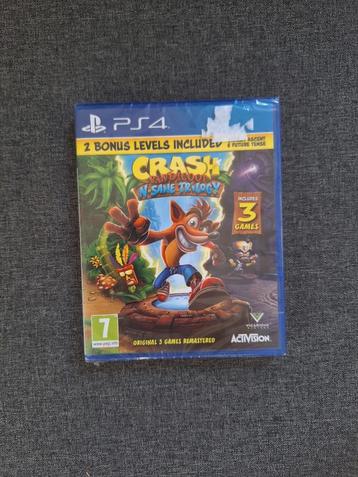 Nieuw: Crash Bandicoot & N-Sane Trilogy - Playstation 4 PS4 beschikbaar voor biedingen