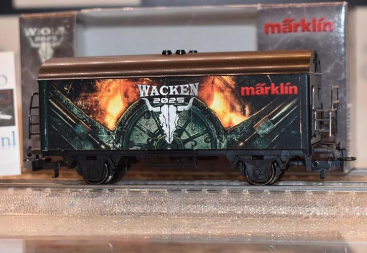 Märklin 44292 & 44293   'Wacken Open Air 2025' set, Hobby en Vrije tijd, Modeltreinen | H0, Nieuw, Wagon, Wisselstroom, Märklin