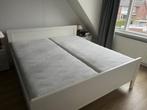 Tweepersoonsbed 180x200, Ophalen, Overige materialen, Gebruikt, Wit