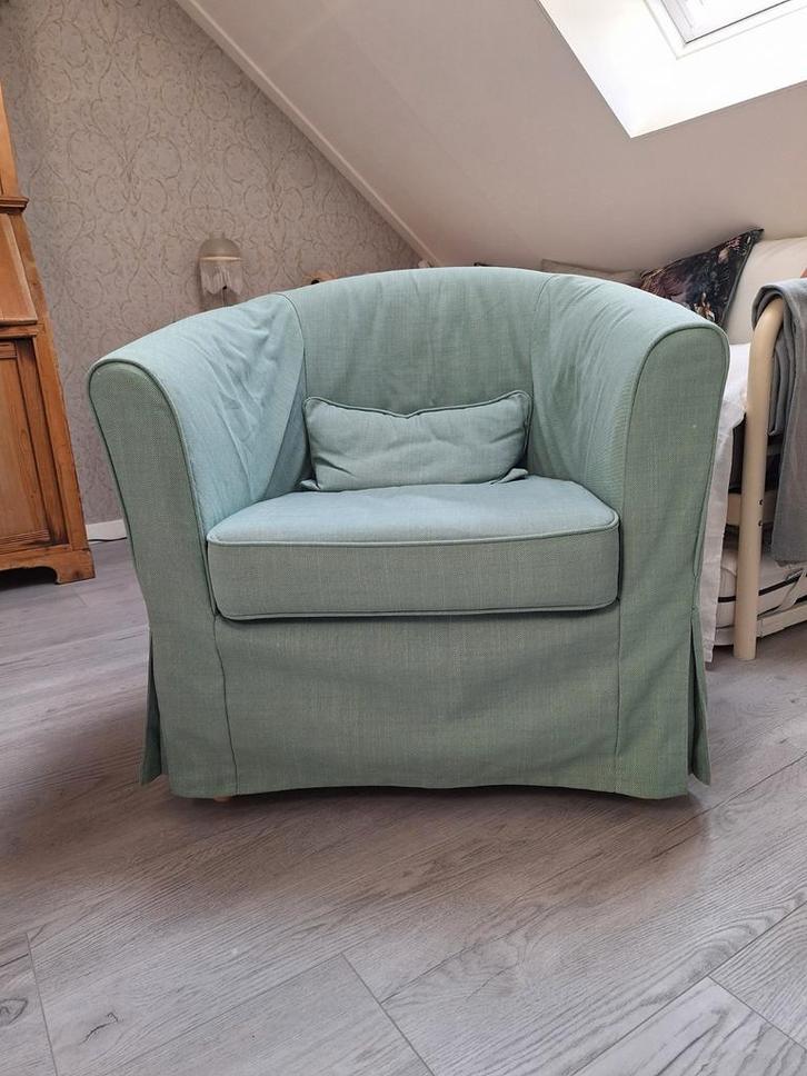 Ikea Tullsta fauteuil (lichtgroen), Huis en Inrichting, Fauteuils, Gebruikt, Ophalen