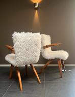 Vintage design | armchair G.J. van Os |  -50’s, Ophalen, Bruin, Zo goed als nieuw, Eén