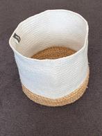 TKA: NIEUWE katoenen/jute mand van Gusto, Huis en Inrichting, Woonaccessoires | Schalen en Manden, Overige materialen, Mand, Rond