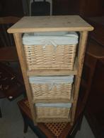 Mandenkastje klein, Huis en Inrichting, Ophalen, Gebruikt, 50 tot 100 cm, 3 of 4 laden