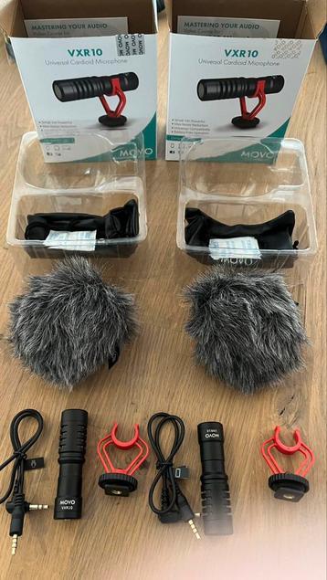 2 x Movo VXR10 universele video Microfoon beschikbaar voor biedingen