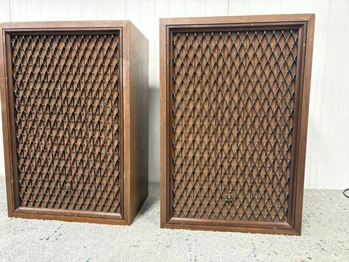 Vintage Kenwood KL-880 Luidsprekers 1970-1971, Audio, Tv en Foto, Luidsprekers, Gebruikt, Front, Rear of Stereo speakers, Overige merken