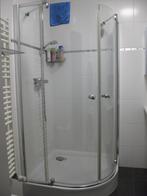 Badkamer (douchecabine en wasbakmeubel met spiegel), Huis en Inrichting, Badkamer | Badkamermeubels, Ophalen, Gebruikt, 200 cm of meer