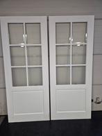 Skantrae Ensuite deuren mat facet glas (186x228) NIEUW, Doe-het-zelf en Verbouw, Ophalen, Binnendeur, Nieuw, Glas