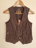 Luxe dames Gilet t.w.v €65, Bruin, Nieuw, Ophalen of Verzenden, Maat 36 (S)