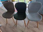 6 eetkamerstoelen van Leen Bakker, Huis en Inrichting, Ophalen, Gebruikt, Grijs, Vier