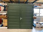 Garagedeur openslaand onderhoudsvrij, Doe-het-zelf en Verbouw, Deuren en Horren, Ophalen, Garagedeur, Zo goed als nieuw, Metaal