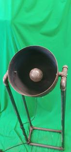 Industriële Stalen Buis Lamp met Koper, Ophalen, Gebruikt, 100 tot 150 cm, Metaal