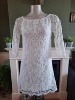 Made in Italy wit gehaakte jurk M 38 40 gratis verz. in NL, Knielengte, Maat 38/40 (M), Wit, Zo goed als nieuw