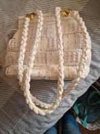 Witte met gouden details (zomer) tas, Ophalen of Verzenden, Zo goed als nieuw, Wit
