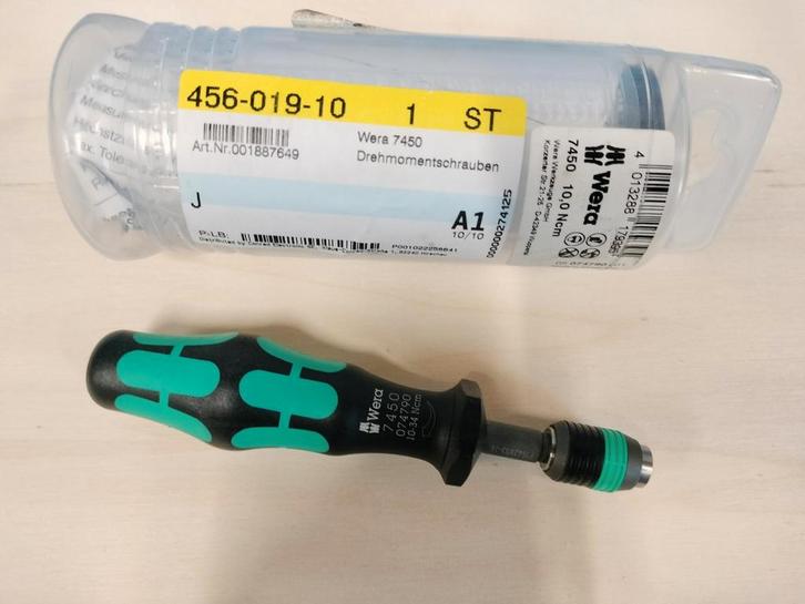 Wera 7450 Momentschroevendraaier, Doe-het-zelf en Verbouw, Gereedschap | Handgereedschap, Nieuw, Ophalen of Verzenden