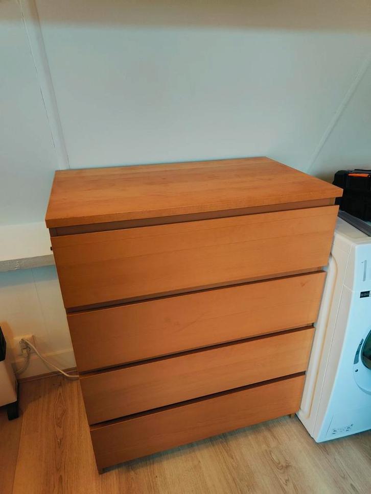 Ikea Malm ladekast, 80x100cm, Huis en Inrichting, Kasten | Dressoirs, Gebruikt, 50 tot 100 cm, 25 tot 50 cm, Met lade(s), Overige houtsoorten