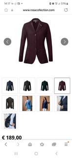 Nieuw wedstrijd jasje van de Rosa collectie., Dieren en Toebehoren, Paardrijkleding, Ophalen of Verzenden, Zo goed als nieuw, Dressuur