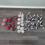 44 Kerstballen, verschillende modellen en kleuren, Glas, Ophalen of Verzenden, Nieuw