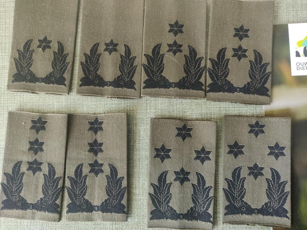 Generaals passanten, Verzamelen, Militaria | Algemeen, Ophalen of Verzenden, Landmacht, Nederland, Embleem of Badge