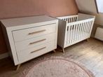 Bobita babykamer – ledikant en commode – incl. matras, Ophalen of Verzenden, Zo goed als nieuw, Jongetje of Meisje