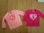 Hema + Bakkaboe - twee vrolijke shirts maat 74, Kinderen en Baby's, Babykleding | Maat 74, Meisje, Ophalen of Verzenden, Zo goed als nieuw