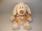 POSH PAWS HOND VELOURS ROOMWIT MET LICHTBRUINE VELOURS, Verzenden, Nieuw, Hond