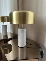 Set van 2 nachtlampjes/tafellampjes dimbaar goud en marmer, Ophalen, Zo goed als nieuw, Overige materialen, Minder dan 50 cm
