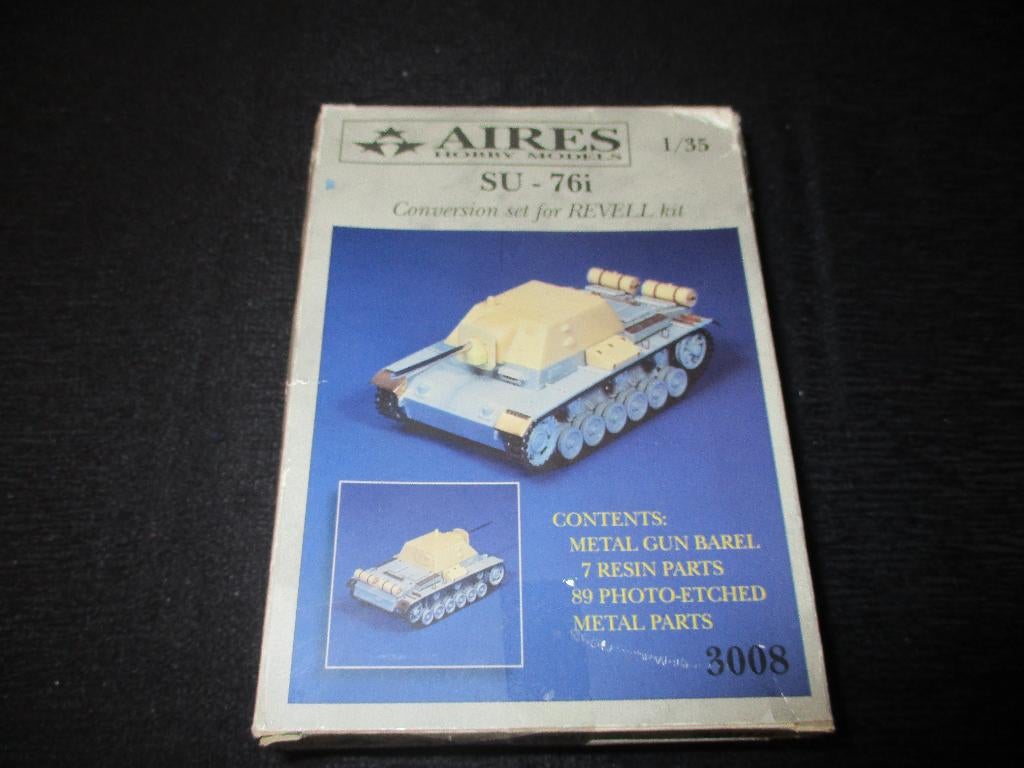 D-411,AIRES 1-35,NO,3008,For Revell Kit Su-76i conversion se, Overige merken, 1:32 tot 1:50, Overige typen, Nieuw