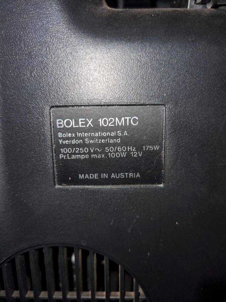 Bolex 102 MTC Instaprojection Filmprojector, Audio, Tv en Foto, Diaprojectors, Gebruikt, Met scherm, Ophalen