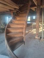 Antieke Eikenhouten  trap, Ophalen of Verzenden, Gebruikt
