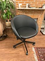 Zwarte bureaustoel Ikea Skruvsta, Huis en Inrichting, Bureaustoelen, Ophalen, Gebruikt, Zwart