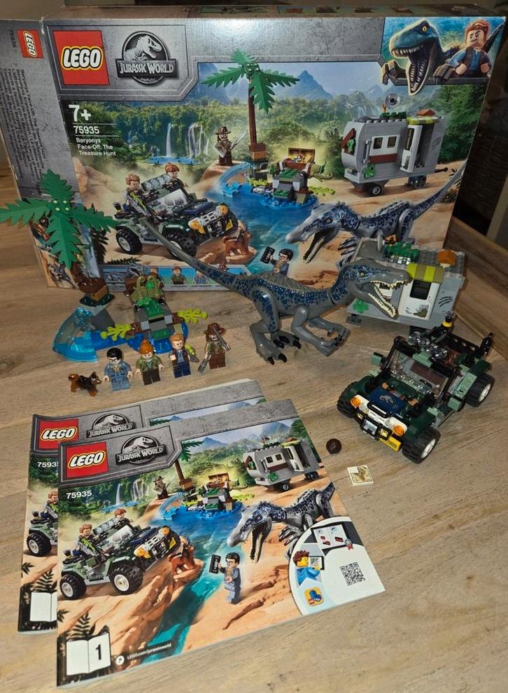 Zeldzame Lego Jurassic Park World Dino Baryonyx 75935, Kinderen en Baby's, Speelgoed | Duplo en Lego, Zo goed als nieuw, Lego