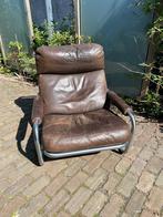 Jan de Bouvrie Meneer Obermann Fauteuil Brutalisme, Ophalen, Gebruikt, 100 tot 125 cm, Dutch Design Retro Mancave Loungen Brutalisme Art Brut