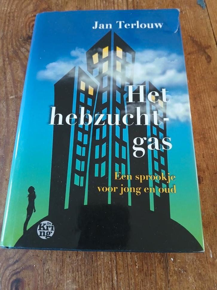 Jan Terlouw - Het hebzuchtgas, Boeken, Kinderboeken | Jeugd | onder 10 jaar, Zo goed als nieuw, Fictie algemeen, Ophalen of Verzenden