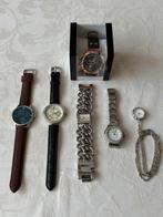 6x verschillende horloges, Ophalen of Verzenden, Zo goed als nieuw, Staal, Overige merken