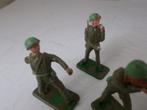 Vintage Crescent Toys U.S. SOLDIERS 7 X., Ophalen of Verzenden, Gebruikt, 1:35 tot 1:50, Figuur of Figuren