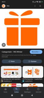 ING punten, Drie personen of meer, Kortingsbon