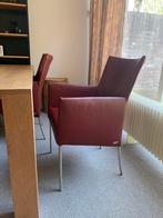 4 eetkamer stoelen van Enzo Luca, Ophalen, Gebruikt, Leer