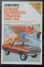 Boek Dodge Plymouth trucks 1967-84, Boeken, Ophalen of Verzenden, Gelezen, Overige merken