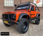 Land Rover Defender 90 BENZINE 2.0 MPI 1997, Auto's, 136 pk, Zwart, Leder, Handgeschakeld