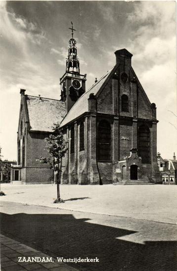 Zaandam, Westzijderkerk - 1957 gelopen beschikbaar voor biedingen