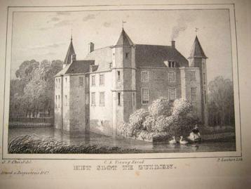 58  / Zuilen / Zuylen  Het Slot Litho 1846 beschikbaar voor biedingen