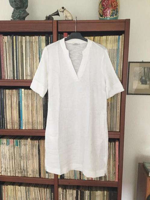 Witte linnen jurk Sandwich, 42, Kleding | Dames, Jurken, Zo goed als nieuw, Maat 42/44 (L), Wit, Ophalen of Verzenden