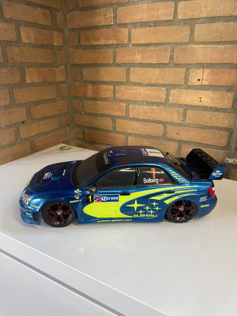 TAMIYA TT02 subaru, Hobby en Vrije tijd, Modelbouw | Radiografisch | Auto's, Elektro, Gebruikt, Ophalen of Verzenden, Schaal 1:10