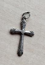 Zilveren Crucifix Jezus Kruis Kruisje Ketting Hanger zilver, Verzenden, Zilver