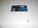 brochure Opel Corsa i-Line carrosserieaccessoires  1995, Ophalen of Verzenden, Nieuw, Overige merken