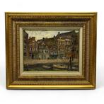 Johannes Elsinga (1893-1969) - 'Stadsgezicht Leeuwarden', Ophalen of Verzenden