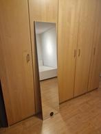 Spiegel met houten frame achter, Ophalen, Minder dan 50 cm, Zo goed als nieuw, 150 tot 200 cm