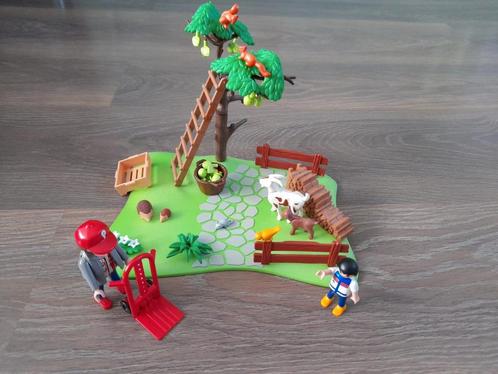 Playmobil sets boer met varkens & appeloogst nieuwstaat, Kinderen en Baby's, Speelgoed | Playmobil, Zo goed als nieuw, Complete set