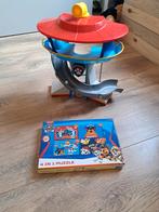 Uitkijkentoren Paw Patrol + 3 auto's + gratis puzzel, Kinderen en Baby's, Speelgoed | Actiefiguren, Ophalen, Zo goed als nieuw