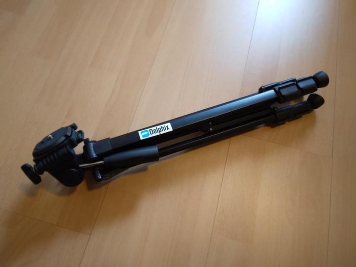 Statief Dolphix YCS006 - max. 132 cm hoog, Audio, Tv en Foto, Fotografie | Statieven en Balhoofden, Nieuw, Driepoot, Minder dan 150 cm